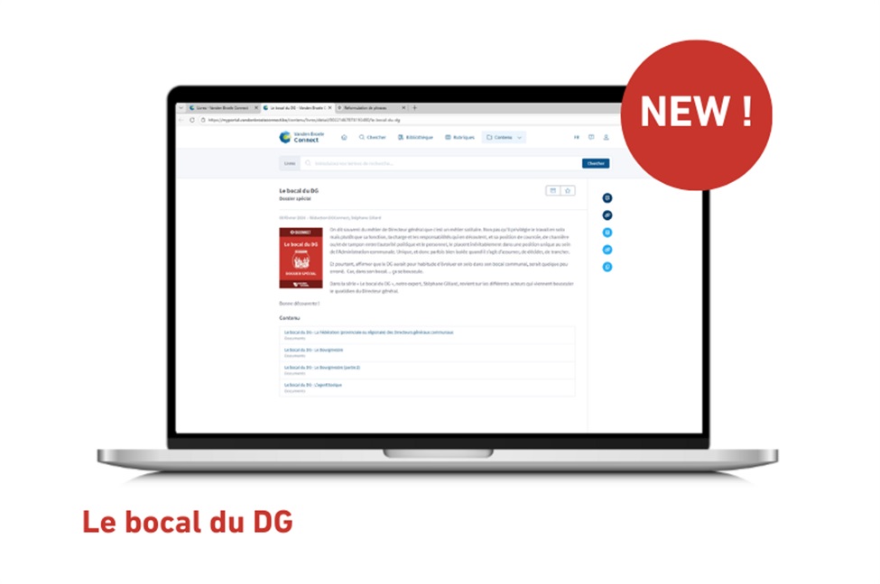 Le bocal du DG : découvrez nos focus sur les différents acteurs qui bousculent le quotidien du Directeur général