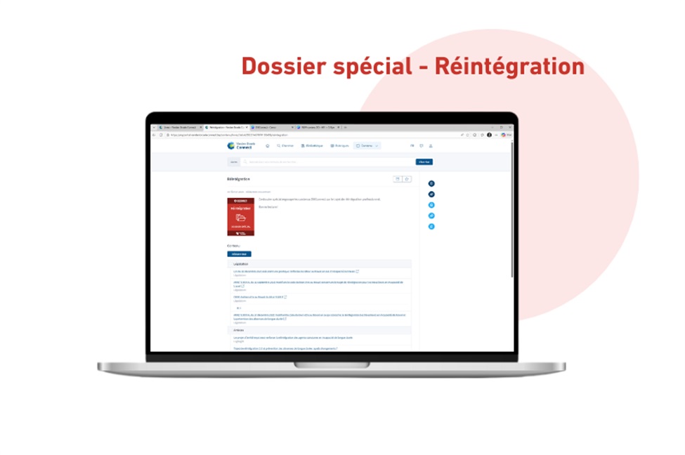 Découvrez notre nouveau dossier spécial sur le trajet de réintégration !